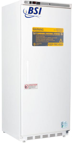 BSI Silver Series Freestanding Undercounter Flammable Material Storage  Manual Defrost Freezer