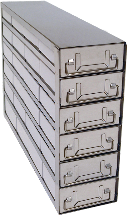 Upright Freezer Rack With Drawers