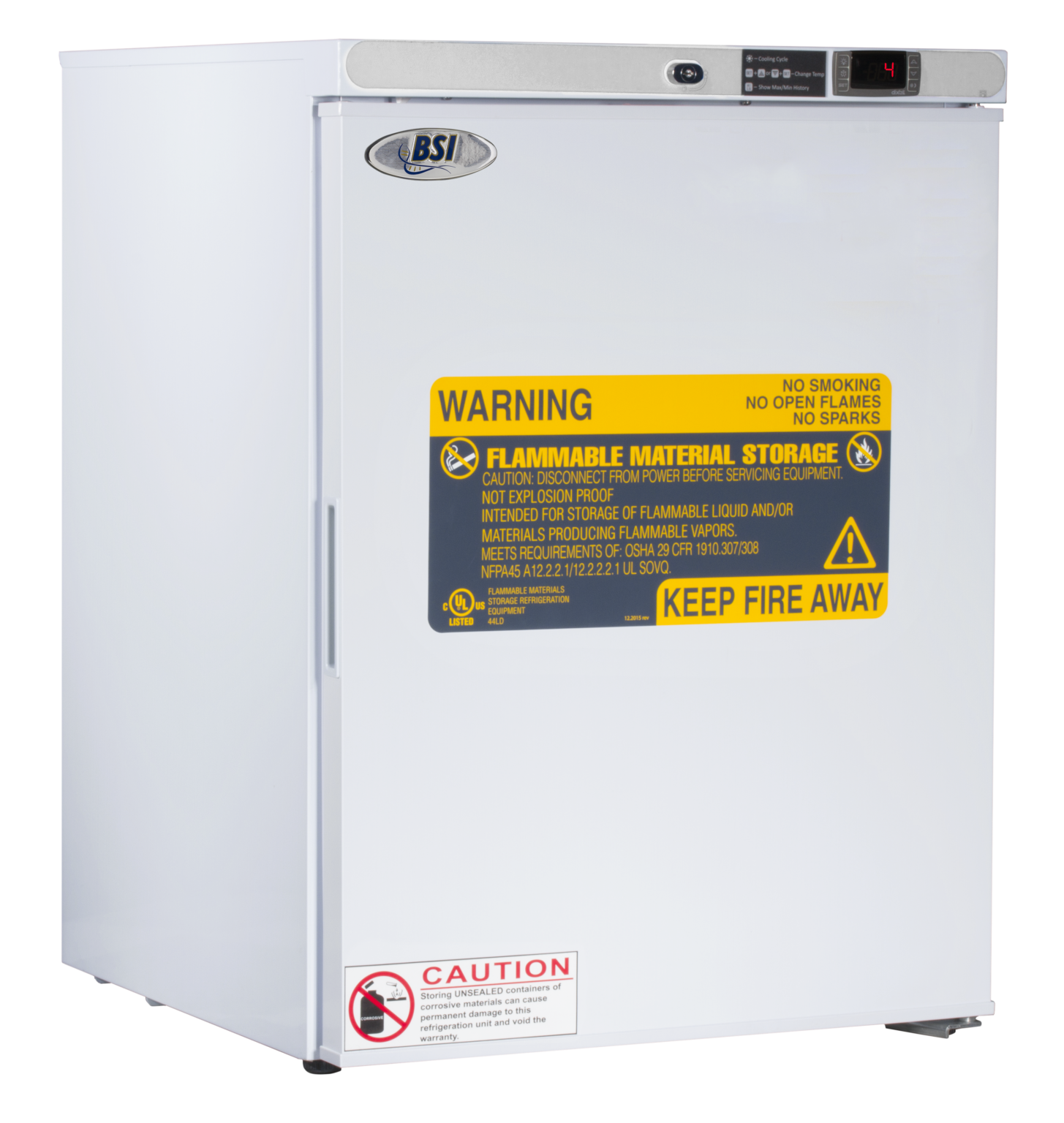 BSI Silver Series Freestanding Undercounter Flammable Material Storage