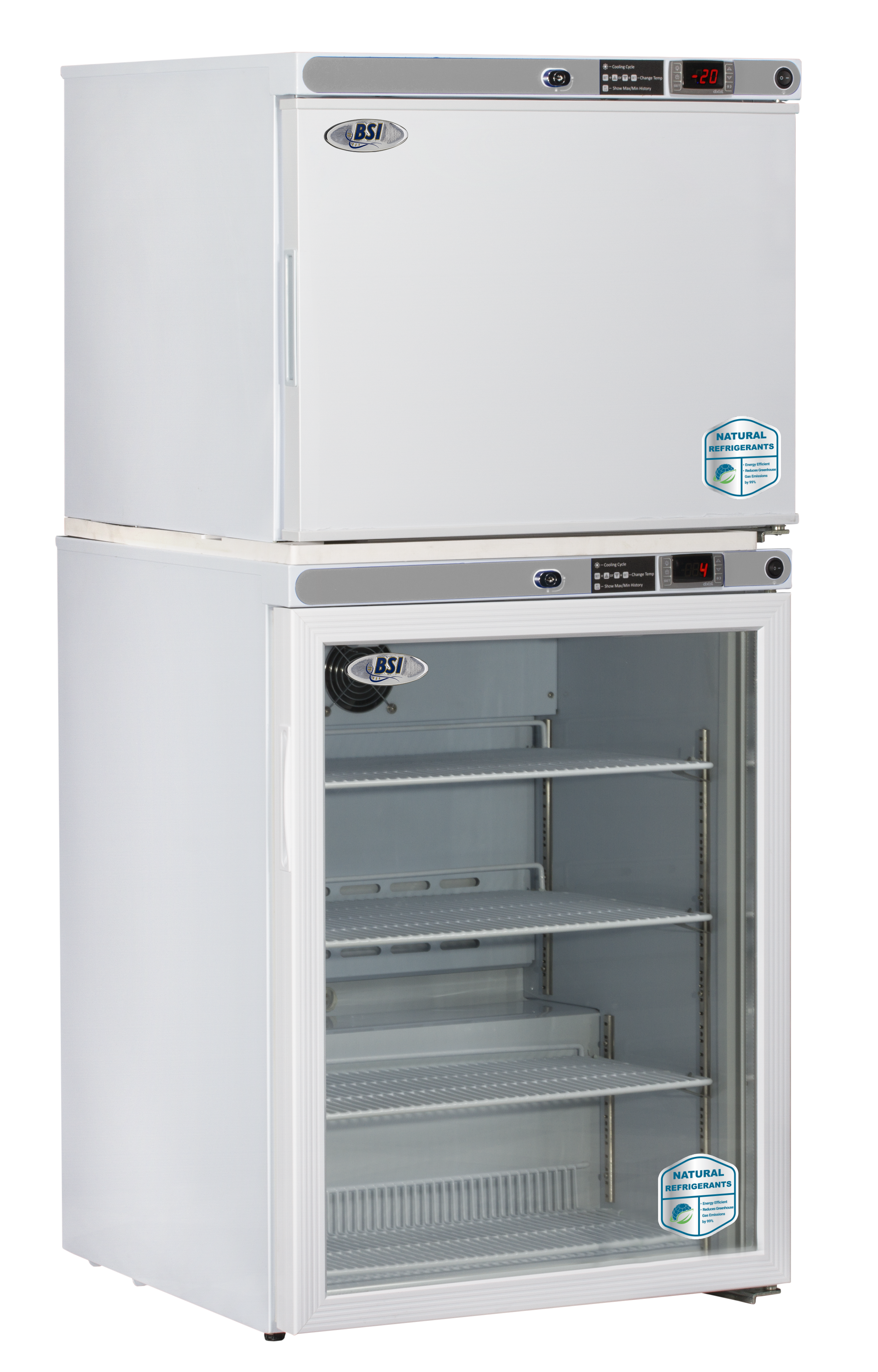 23 Cu. Ft. Solid Door Stainless Steel Freezer Auto Defrost (-30°F  Operation)