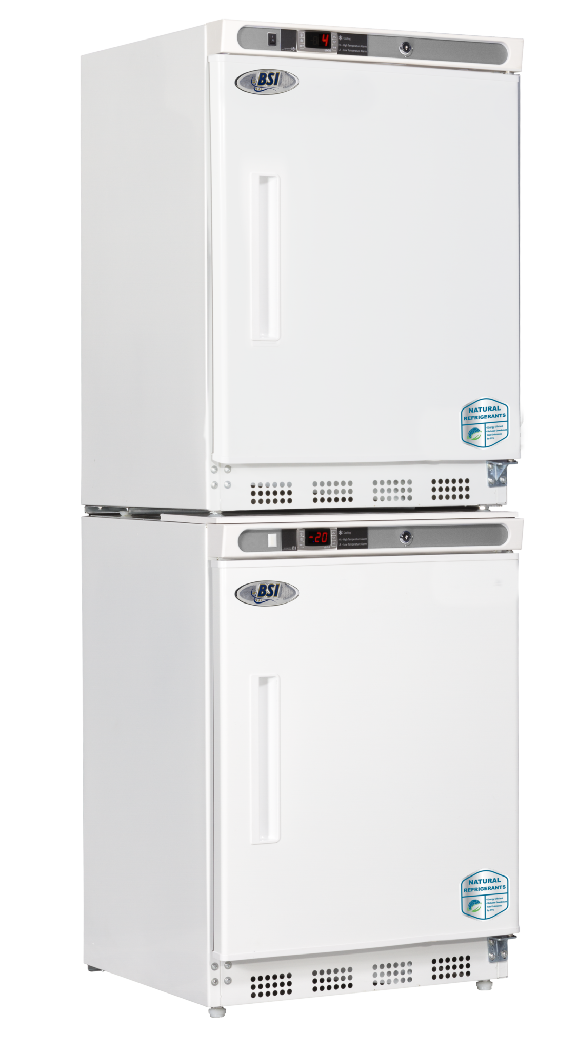 BSI Silver Series Dual Temperature Solid Door Refrigerator/Freezer 9