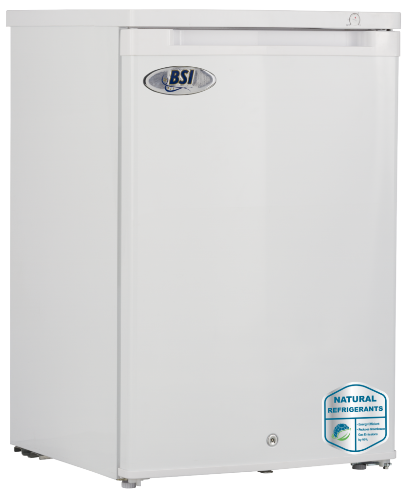 BSI Silver Series Freestanding Undercounter Manual Defrost Freezer 4 Cu. Ft. Biomedical