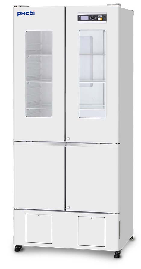 PHCbi MPR Series Glass Door Pharmaceutical Combo Refrigerator/Freezer | 11.5 / 4.8 cu. ft.