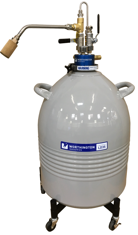 Liquid Nitrogen Thermos - Vacuum Equipment - Ladd Research