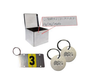 Labels & Engravings for Freezer Rack Identification