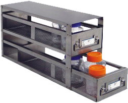 Stainless Upright Freezer Racks for Bottles