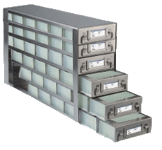 Stainless Upright Freezer Racks for Microtiter Plates