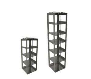 Stainless Vertical Freezer Racks for 3.75 inch Boxes