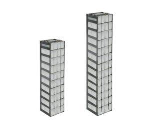 Stainless Vertical Freezer Racks for Microtube Boxes