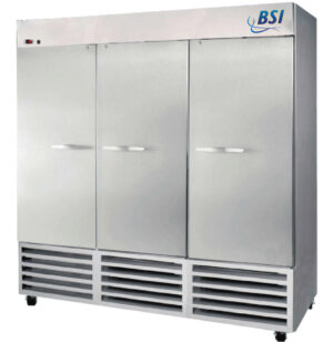 BSI Plus+ Series 72 Cu. Ft. Laboratory Refrigerator | Solid Stainless Steel Door