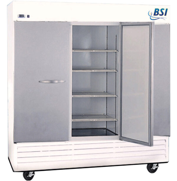 BSI Plus+ Series 72 Cu. Ft. Laboratory Refrigerator | Solid Stainless Steel Door