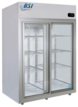 BSI 49 Cu. Ft. Laboratory Refrigerator Stainless Steel Sliding Glass Door