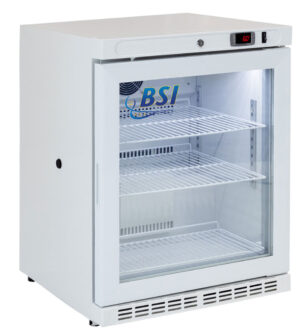 BSI Silver Series 4 Cu. Ft. Benchtop Laboratory Refrigerator | Glass Door
