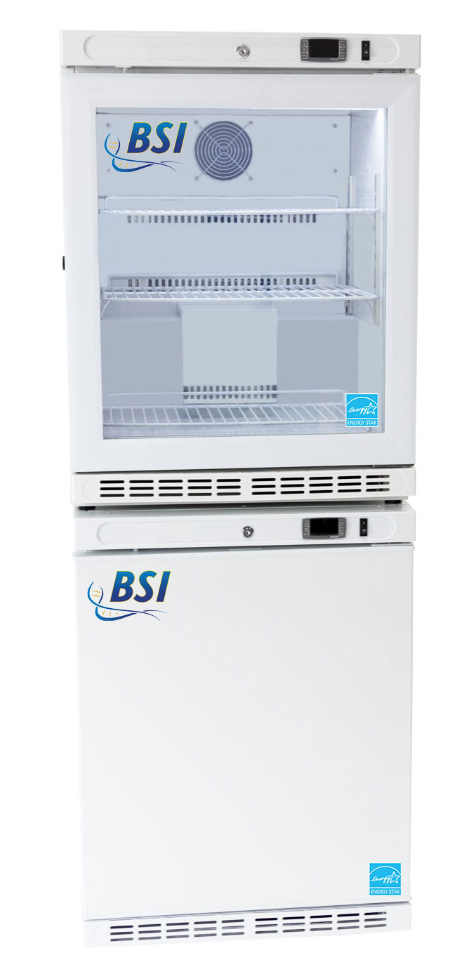 BSI Silver Series Dual Temperature Glass Door Refrigerator/Freezer