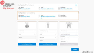 Beckman Coulter Intellifuge Calculator for Centrifuge Options