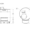 Azenta E264 Extended Height LN2 Freezer (Capacity: 26,400 x 2.0 ml vials)