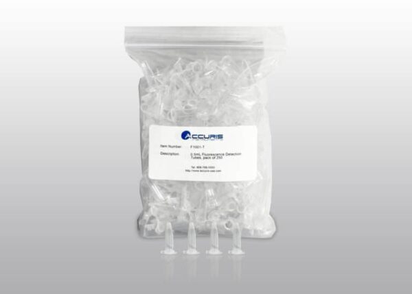 Accuris 0.5mL Fluorescence Detection Tubes, pack of 250
