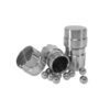 Benchmark Scientific Stainless Steel Grinding Jar, 25ml (set of 2)