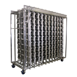 Cage Stack Transport Cart for Modular Animal Caging System