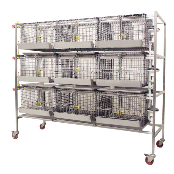 Alternative Design Poultry Start Grow 9-Cage Housing Unit
