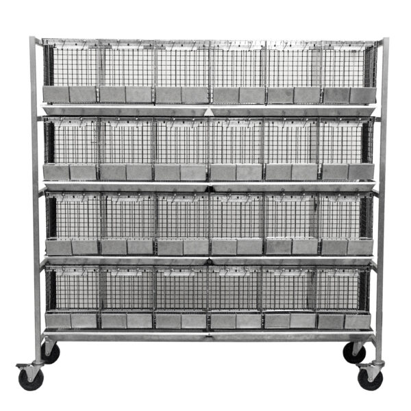 Alternative Design Pigeon 24-Cage Housing Unit
