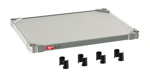 Metro Super Erecta 316 Stainless-Steel Solid Shelf | 18" x 24"