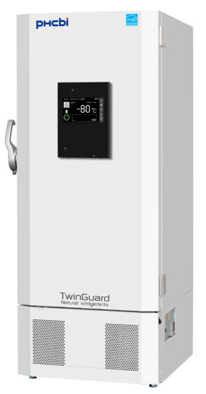 PHCbi TwinGuard Natural Refrigerants 18.6 Cu. Ft. Ultra-Low Freezer (-86°C) | Dual Voltage 115V or 220V | Capacity: 384 x 2" Boxes