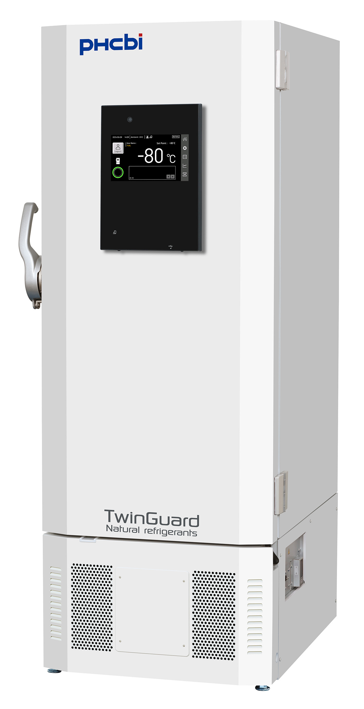 PHCbi TwinGuard Natural Refrigerants Series 12.7 Cu. Ft. Ultra-Low Temp Freezer (-86°C) | 220V | Capacity: 240 x 2" Boxes