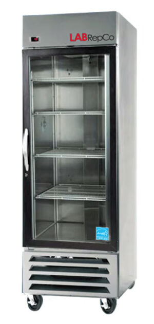 Futura PLUS+ Series 27 Cu. Ft. Stainless Steel Laboratory Refrigerator | Hinged Glass Door