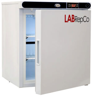 LabRepCo Futura Silver Series 1 Cu. Ft. Undercounter Laboratory Refrigerator | Freestanding | Solid Door