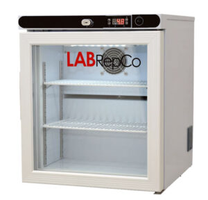 LabRepCo Futura Silver Series PRIME 1 Cu. Ft. Benchtop Laboratory Refrigerator | Freestanding | Glass Door