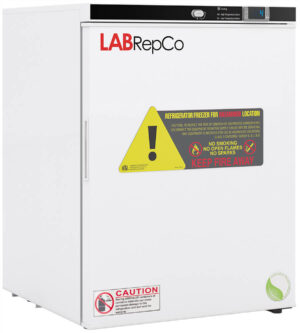 LabRepCo Futura Silver Series 5 Cu. Ft. Hazardous Location Undercounter Refrigerator | Freestanding | Solid Door