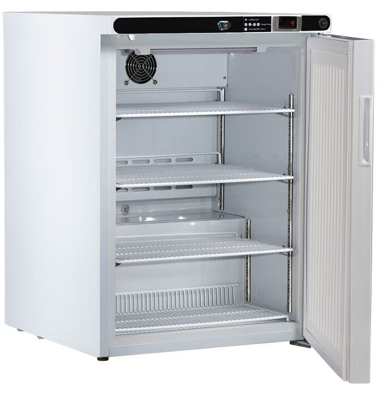 LabRepCo Futura Silver Series PRIME 5.2 Cu. Ft. Undercounter Laboratory Refrigerator | Freestanding | Solid Door