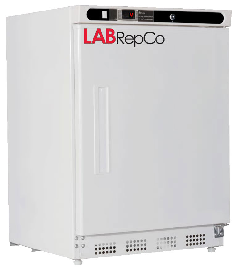LabRepCo Futura Silver Series PRIME 4.6 Cu. Ft. Undercounter Laboratory Refrigerator | Built-in | Solid Door