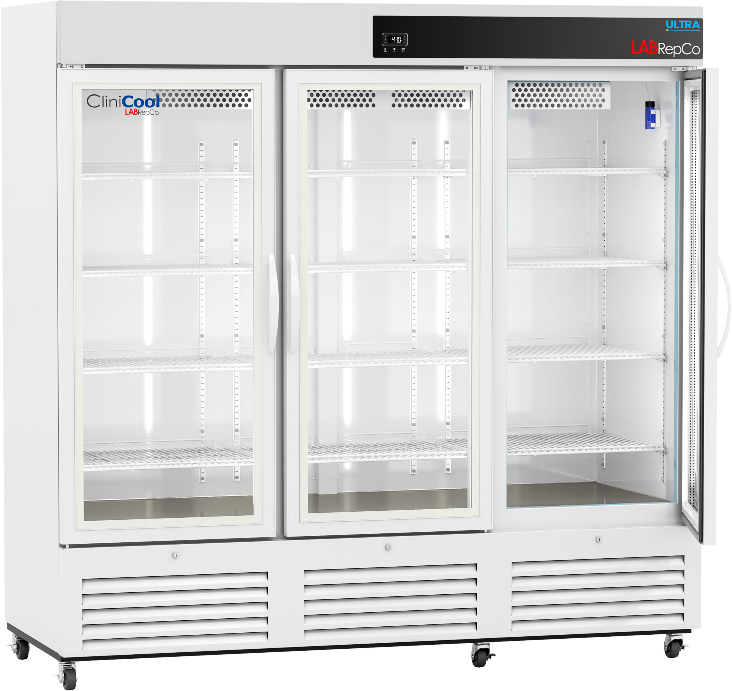 LabRepCo CliniCool© Ultra Series 72 Cu. Ft. Pharmacy Refrigerator | Glass Door