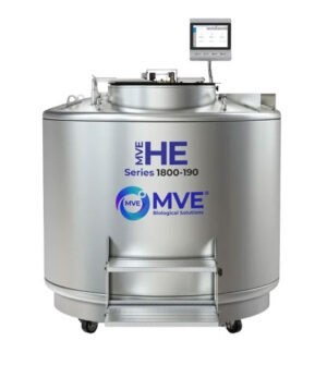 MVE HE 1892P-190AF-GB LN2 Freezer w/ CryoVerse™ Connect Controller, Full Auto Fill & Gas Bypass (Capacity: 92,500 x 2.0 ml vials)