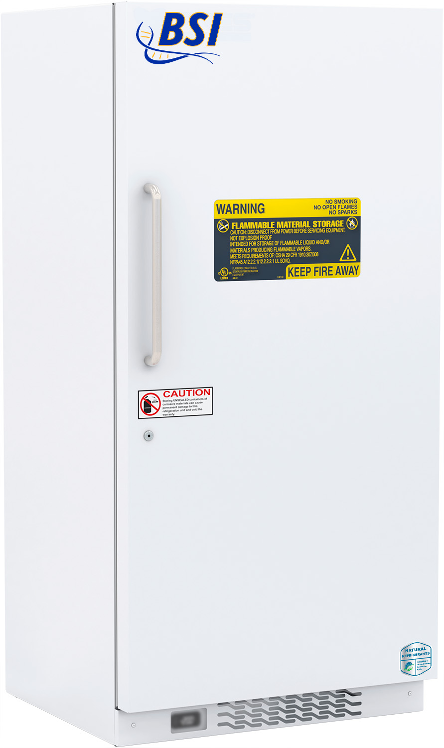 BSI 30 Cu. Ft. Standard Flammable Storage Refrigerator/ Freezer Combination Unit | Manual Defrost
